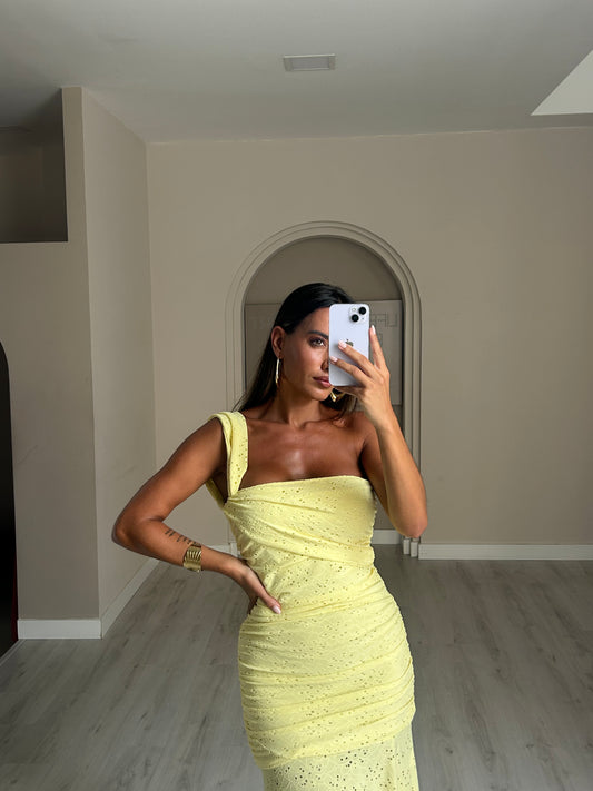 Vestido Fuentes - Amarelo
