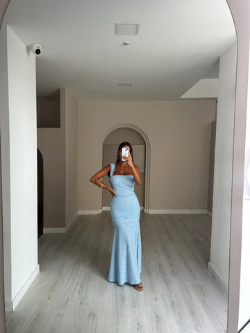 Vestido Fuentes - Azul