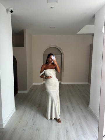 Vestido Fuentes - Bege