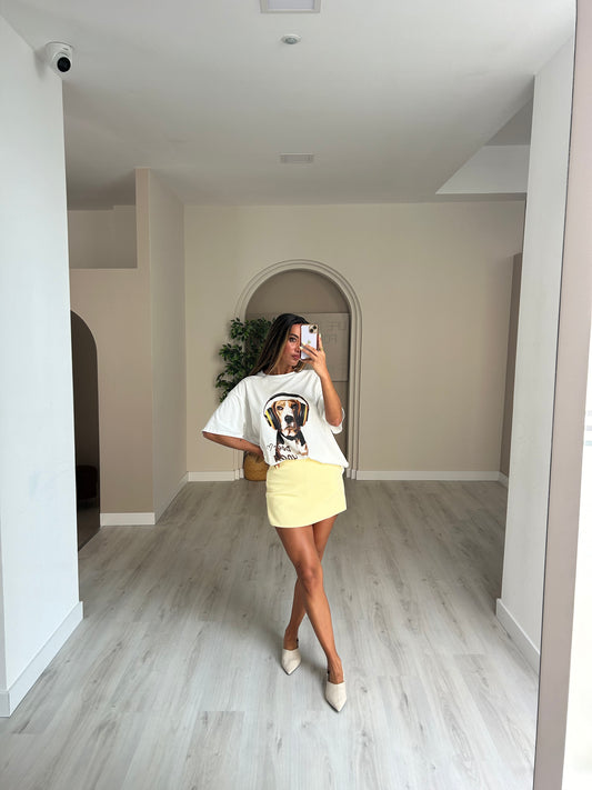 Saia-calção - Amarelo