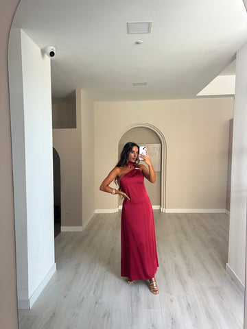 Vestido Novais - Bordeux