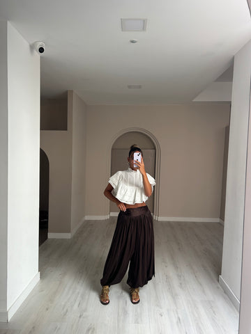 Calça Aladino - Castanho