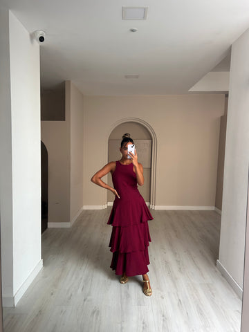 Vestido Abu - Beringela