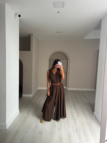 Jumpsuit Jade - Castanho