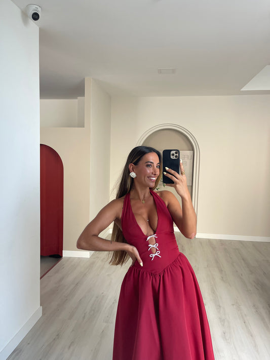 Vestido Ellen - Bordeaux