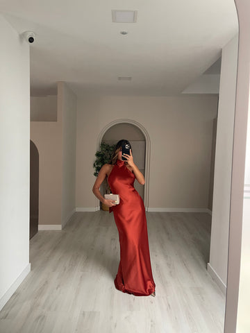 Vestido Israel - Tijolo