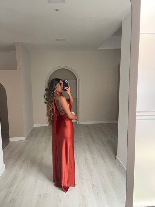 Vestido Israel - Tijolo