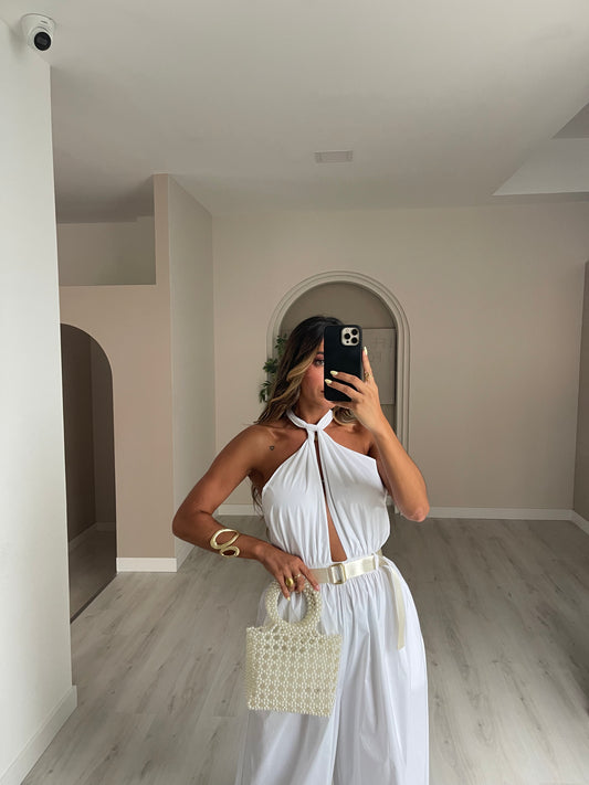 Jumpsuit Algodão Lumina - Branco