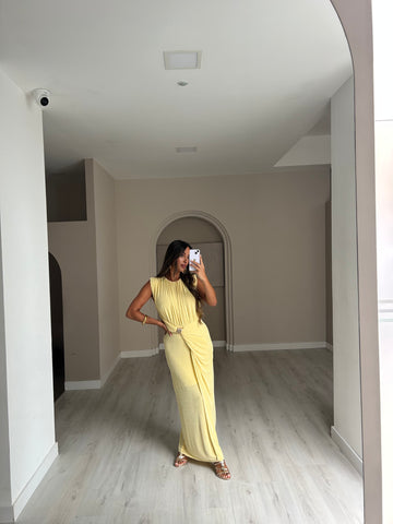 Vestido Florida - Amarelo