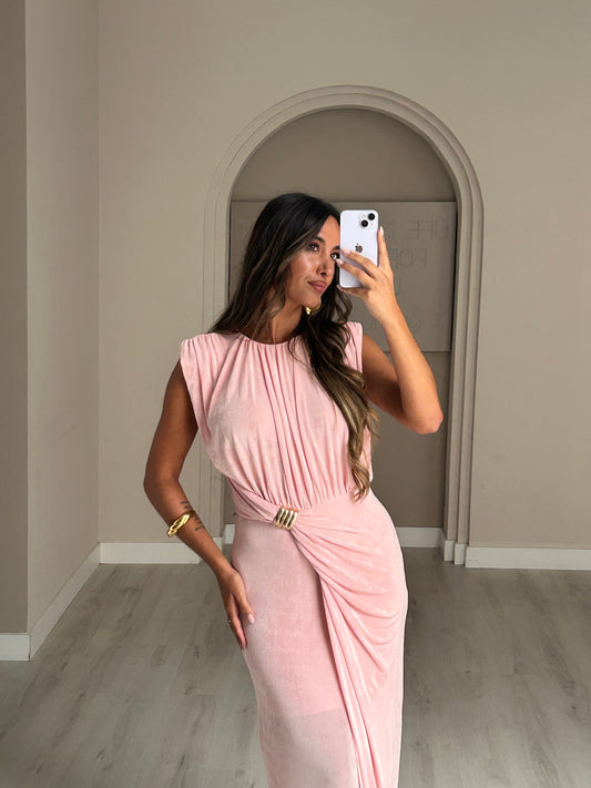 Vestido Florida - Rosa