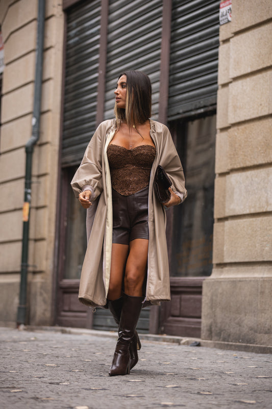 Casaco Elsa - taupe