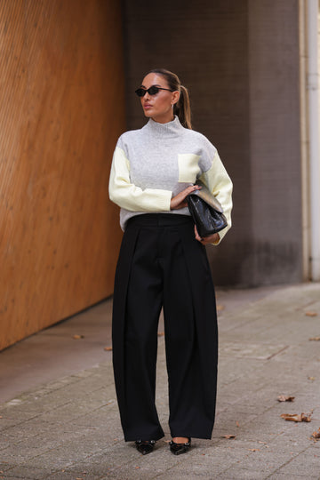 Camisola Bolso - Cinza