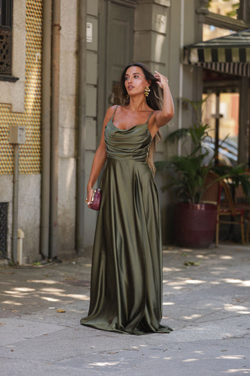 Vestido Capadócia -  Verde Tropa