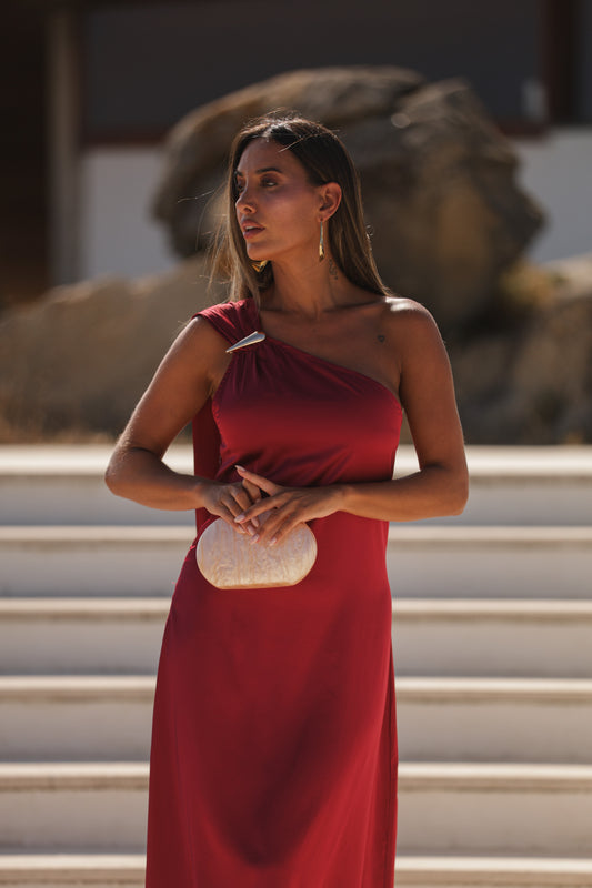 Vestido Vênus - Bordeux