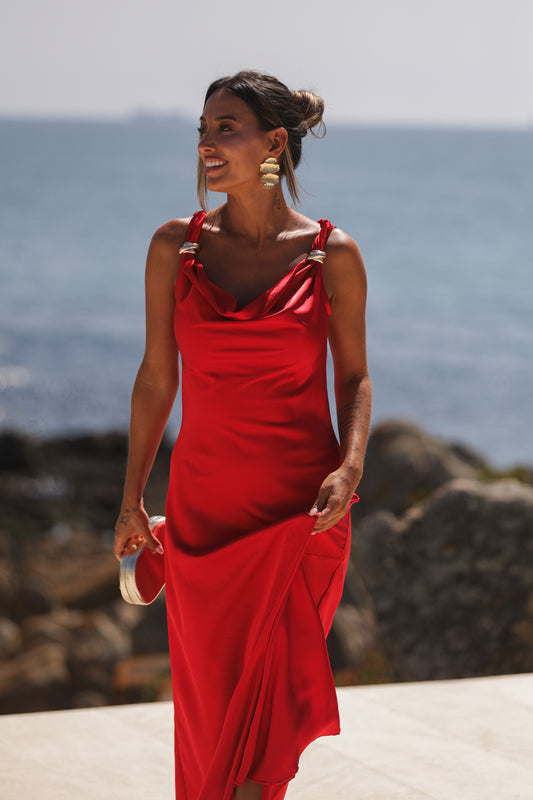 Vestido Amália - Vermelho