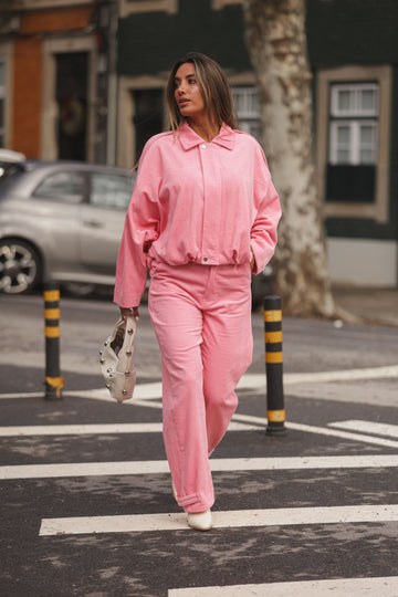 Calça Bombazine - Rosa