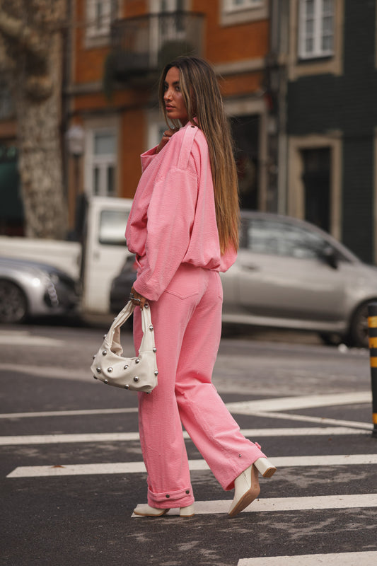 Calça Bombazine - Rosa