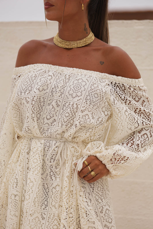 Vestido Heidi - Bege