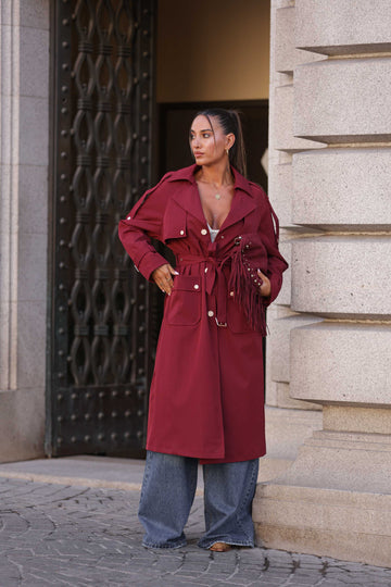 Gabardine Malaga - Bordo