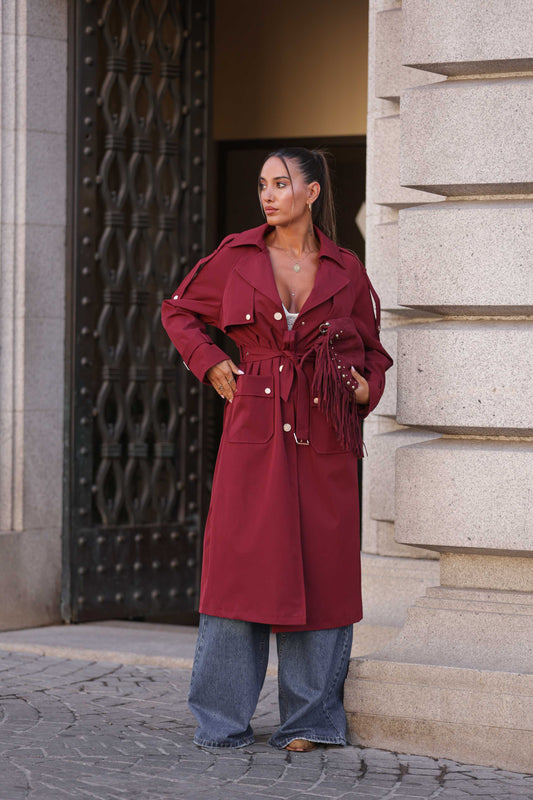Gabardine Malaga - Bordo