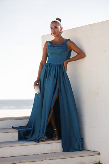 Vestido Kolin - Petróleo