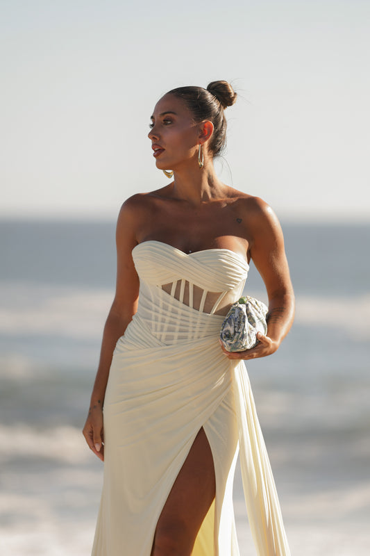 Vestido Positano - Amarelo