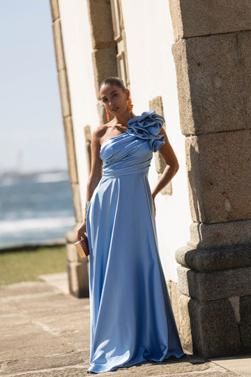 Vestido Tulipa - Azul