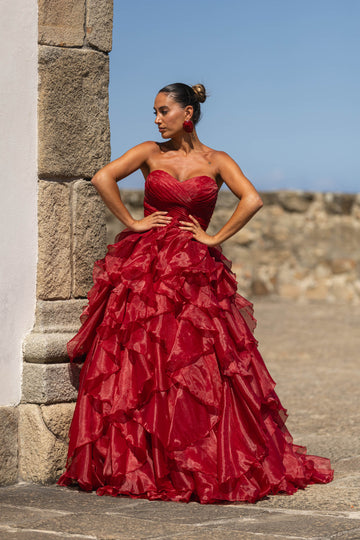 Vestido Pisa - Bordeux