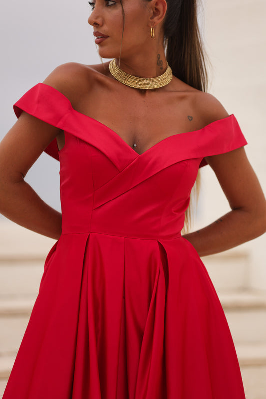 Vestido Marbella - Vermelho