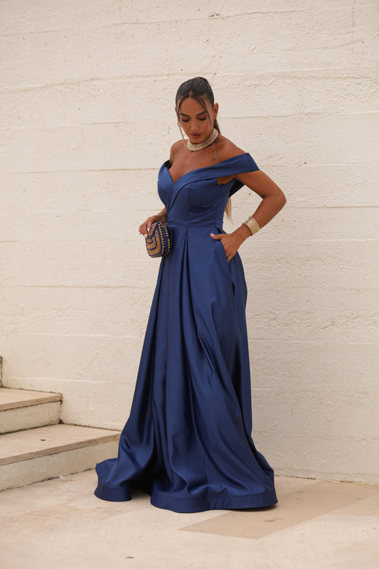 Vestido Marbella - Azul Marinho