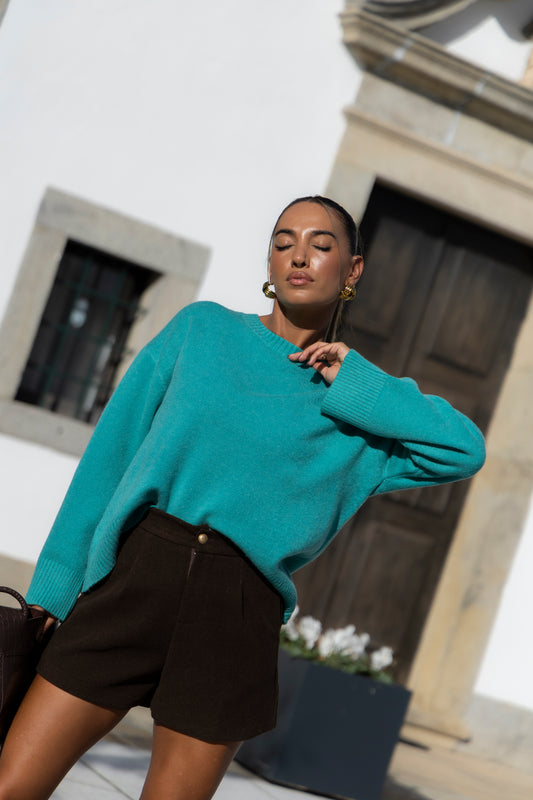 Camisola Ana - esmeralda