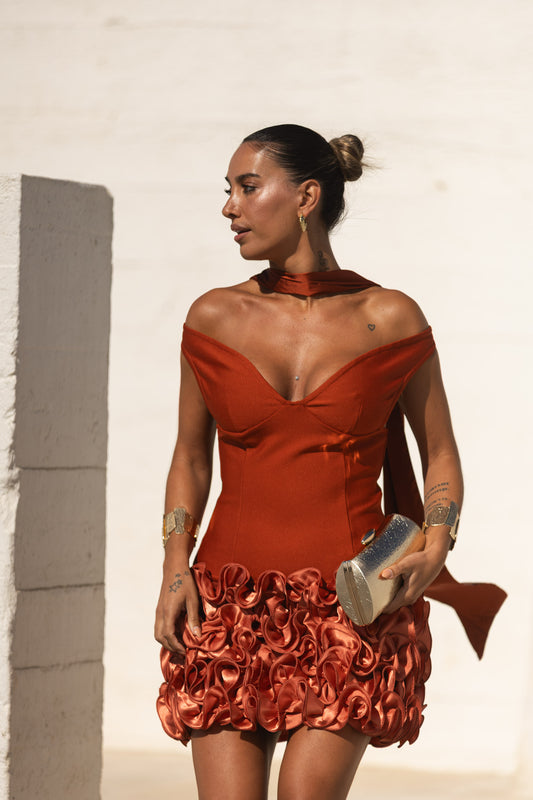 Vestido Daily - Tijolo