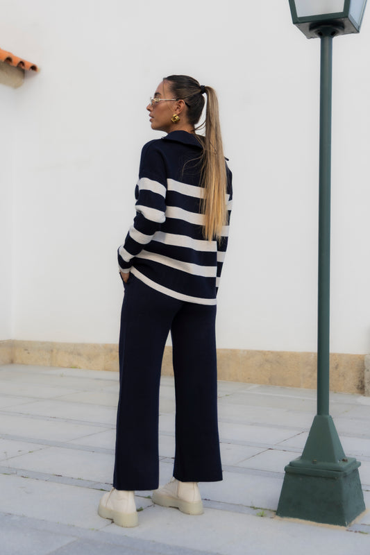 Conjunto Chloe - azul marinho