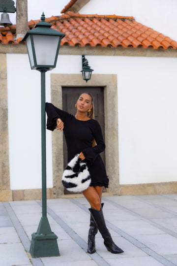 Vestido Checa - preto