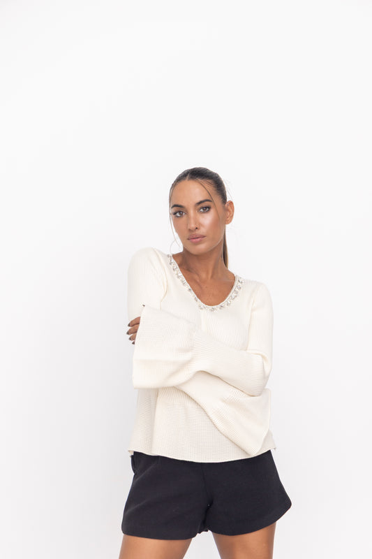 Camisola Mariana - branca