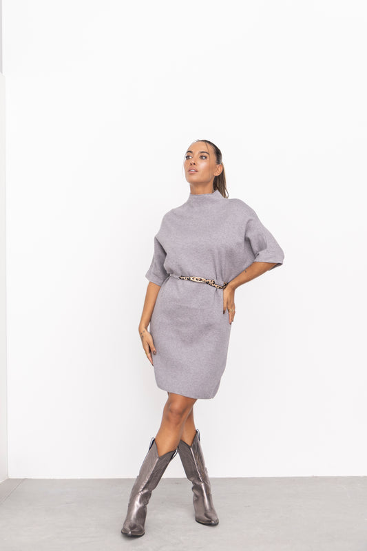 Vestido Marfim - cinza