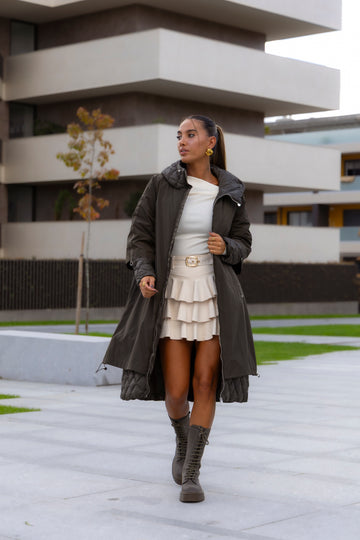 Parka oversize - verde tropa