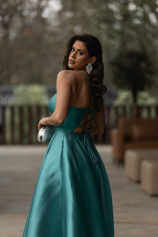 Vestido Mali - Verde Esmeralda