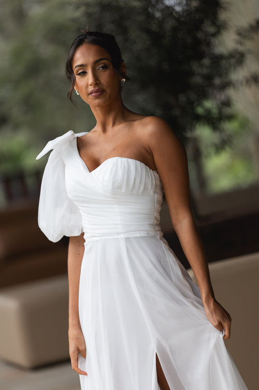 Vestido Laço - Branco