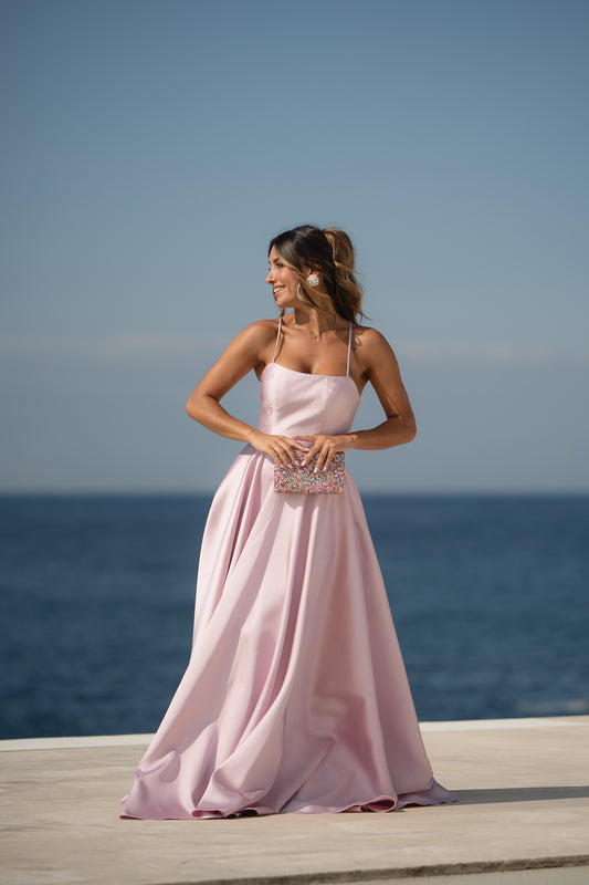 Vestido Mali - Rosa bebé