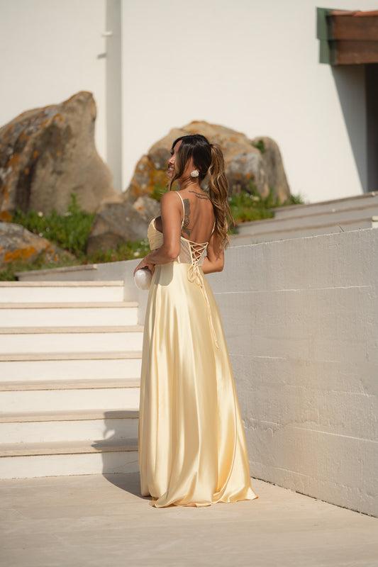 Vestido Chicago - Amarelo