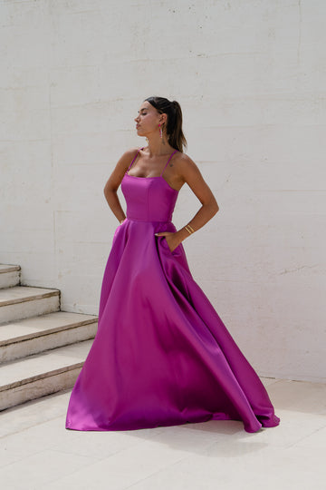Vestido Mali - beringela