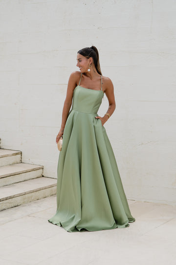 Vestido Mali - Verde Seco