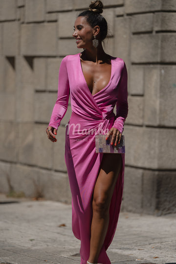 Vestido Kim nó de lado - rosa