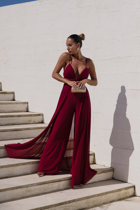Jumpsuit Aurora - bordeux