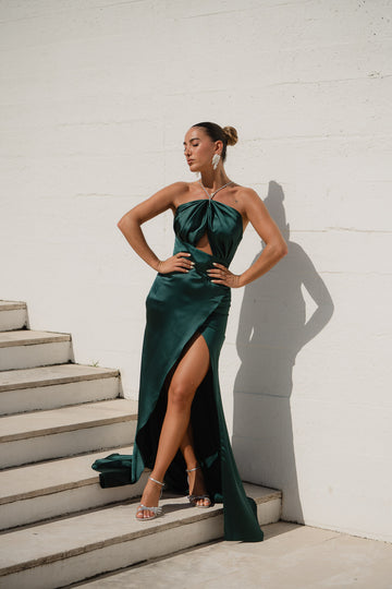 Vestido Suécia - Verde Garrafa
