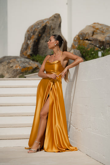 Vestido Atenas - Amarelo