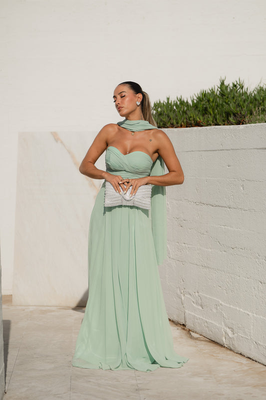 Vestido Capri - Verde Água