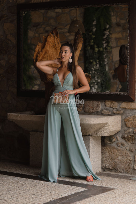 Jumpsuit Aurora - verde água