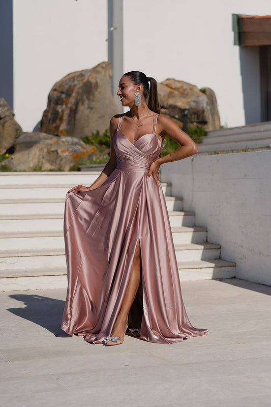 Vestido Copenhaga - rosa bebé